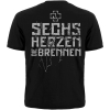 Футболка Rammstein "Sechs Herzen Die Brennen" Футболка Rammstein "Sechs Herzen Die Brennen"