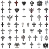 Набір стікерів Gothic Crosses (stk-107), 52 шт.