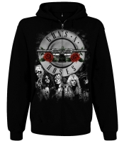 Кенгуру Guns N’ Roses (лого+фото группы) на молнии