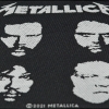 Нашивка ткана Metallica "The Black Album" (faces of band) (ofp-005)