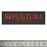 Нашивка ткана SEPULTURA - LOGO (ofp-395)