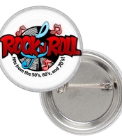Значок Rock'N'Roll (виниловая пластинка)