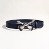 Ремінь з пряжкою Схрещені електрогітари (PU шкіра) Ремінь з пряжкою Схрещені електрогітари (PU шкіра)