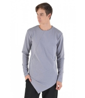 Лонгслів світло-сірий unisex