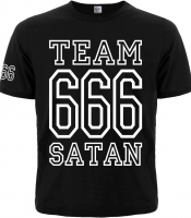 Футболка Team Satan - 666 (white)