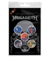 Подарунковий набір значків MEGADETH - VIC RATTLEHEAD (iol-093)