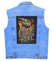 Нашивка наспинна катана LAMB OF GOD - OMENS (olbp-085)