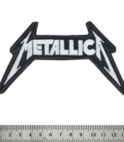 Нашивка Metallica (white logo)