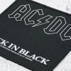 Нашивка ткана AC/DC - BACK IN BLACK (ofp-376)