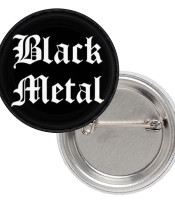 Значок Black metal