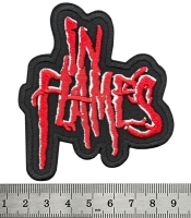 Нашивка термо In Flames (logo) (stp-050)