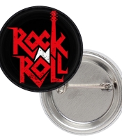 Значок Rock'N'Roll (red logo)