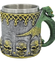 Кружка Дракон с черепами (cup-034)
