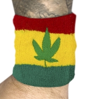 Напульсник махровий GENERIC - RASTA LEAF (wol-047)