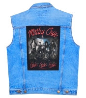 Нашивка наспинна катана MOTLEY CRUE - GIRLS, GIRLS, GIRLS (olbp-195)