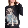 Світшот Urbanist з мопсом (Tattoo Pug), dark grey Світшот Urbanist з мопсом (Tattoo Pug), dark grey
