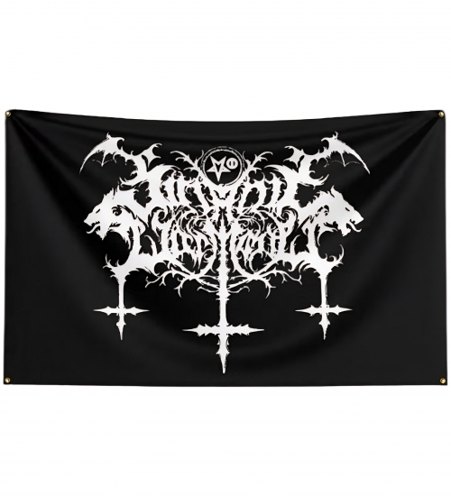 Прапор Satanic Warmaster (logo) sfc-084 Прапор Satanic Warmaster (logo) sfc-084