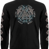 Футболка з довгим рукавом Валкнут (три черепи воронів)