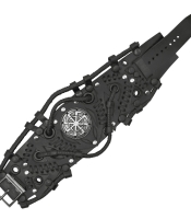 Браслет Стімпанк Коловорот чорний bsp-63