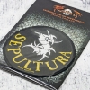 Нашивка ткана SEPULTURA - CIRCULAR LOGO (ofp-219)