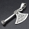 Кулон Сокира з трикветром (срібло, 925 проба) (sp-228) Кулон Сокира з трикветром (срібло, 925 проба) (sp-228)