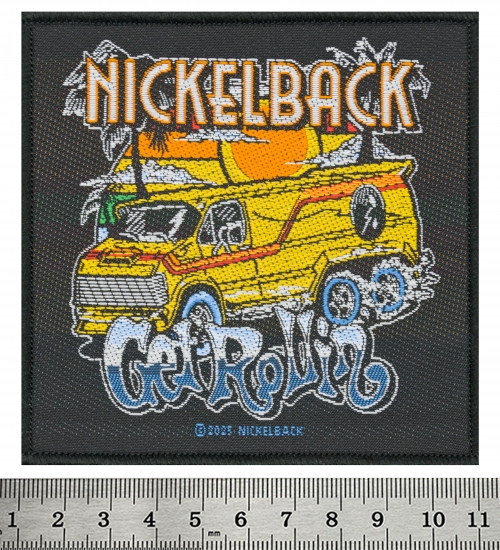 Нашивка ткана NICKELBACK - GET ROLLIN (ofp-419)