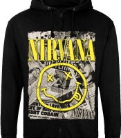 Худі на блискавці Just Hoods - Nirvana (newspaper)
