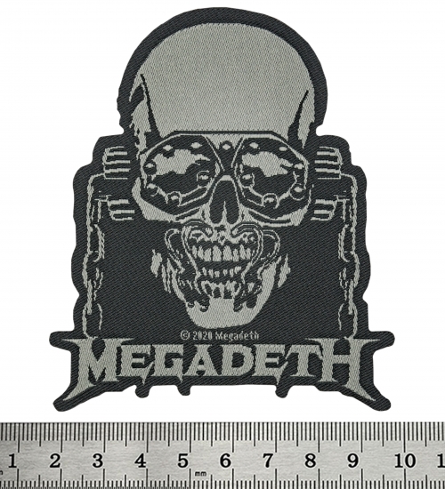 Нашивка ткана MEGADETH - VIC RATTLEHEAD CUT OUT (ofp-416)