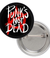 Значок Punk’s Not Dead (anarchy)