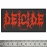 Нашивка ткана DEICIDE - LOGO (ofp-400)
