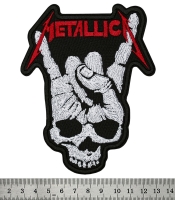 Нашивка Metallica (Skull Sign of the Horns)