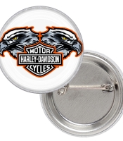 Значок Harley-Davidson Motorcycles (eagles)