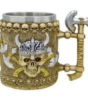Кружка Череп викинга с топорами (cup-058)