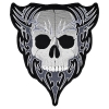 Нашивка наспинная Череп в узоре