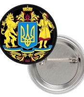 Значок патріотичний Тризуб (великий герб України)