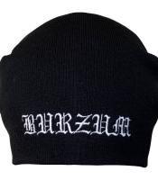 Шапка с вышивкой Burzum черная