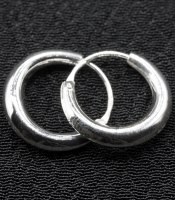 Сережка, кільце потовщене (eas-143)