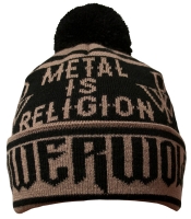 Шапка Powerwolf "Metal Is Religion" c жаккардовым узором