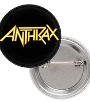 Значок Anthrax (yellow logo)