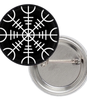 Значок Aegishjalmur (Шлем Ужаса)