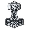 Нашивка термо Молот Тора (Тор) наспинна (thps-066) Нашивка термо Молот Тора (Тор) наспинна (thps-066)