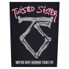 Нашивка наспинна катана TWISTED SISTER - WE'RE NOT GONNA TAKE IT (olbp-112)