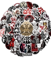 Набір стікерів Hail Satan 2 (stk-078) (50 шт.)