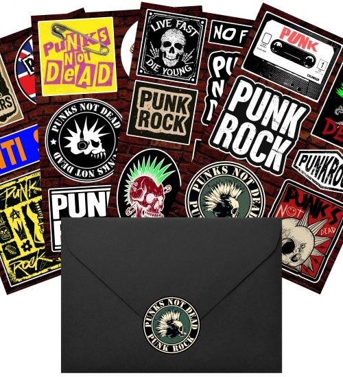 Подарунковий набір стікерпаків Punk Rock Style Is Not Dead gsp-027
