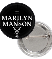 Значок Marylin Manson (new logo)
