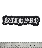 Нашивка Bathory (white logo)