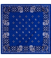 Бандана Турецкий узор на синем фоне