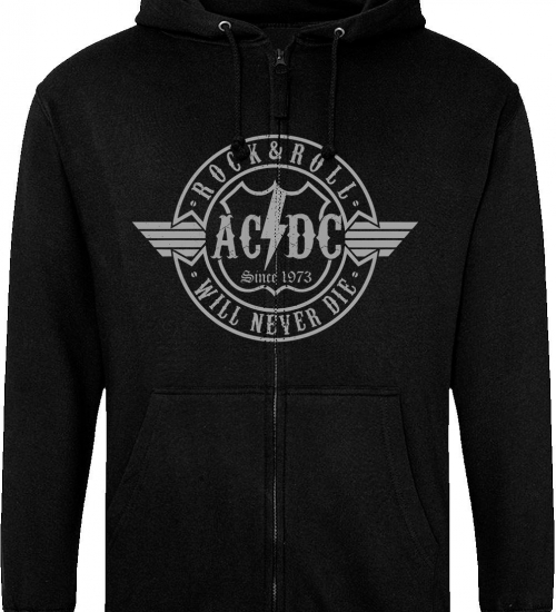 Худі на блискавці Just Hoods - AC/DC "Rock & Roll Will Never Die" Худі на блискавці Just Hoods - AC/DC "Rock & Roll Will Never Die"