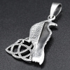 Кулон Ворон з трикветром (срібло, 925 проба) (sp-222) Кулон Ворон з трикветром (срібло, 925 проба) (sp-222)