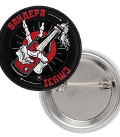 Значок патріотичний Слава Україні (Бандера Смузі)